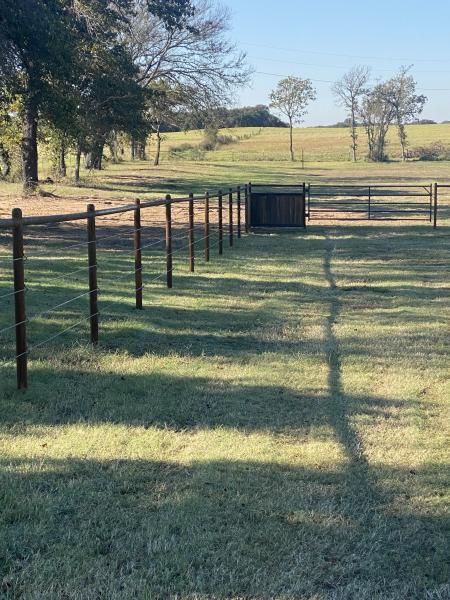 barbed wire fence