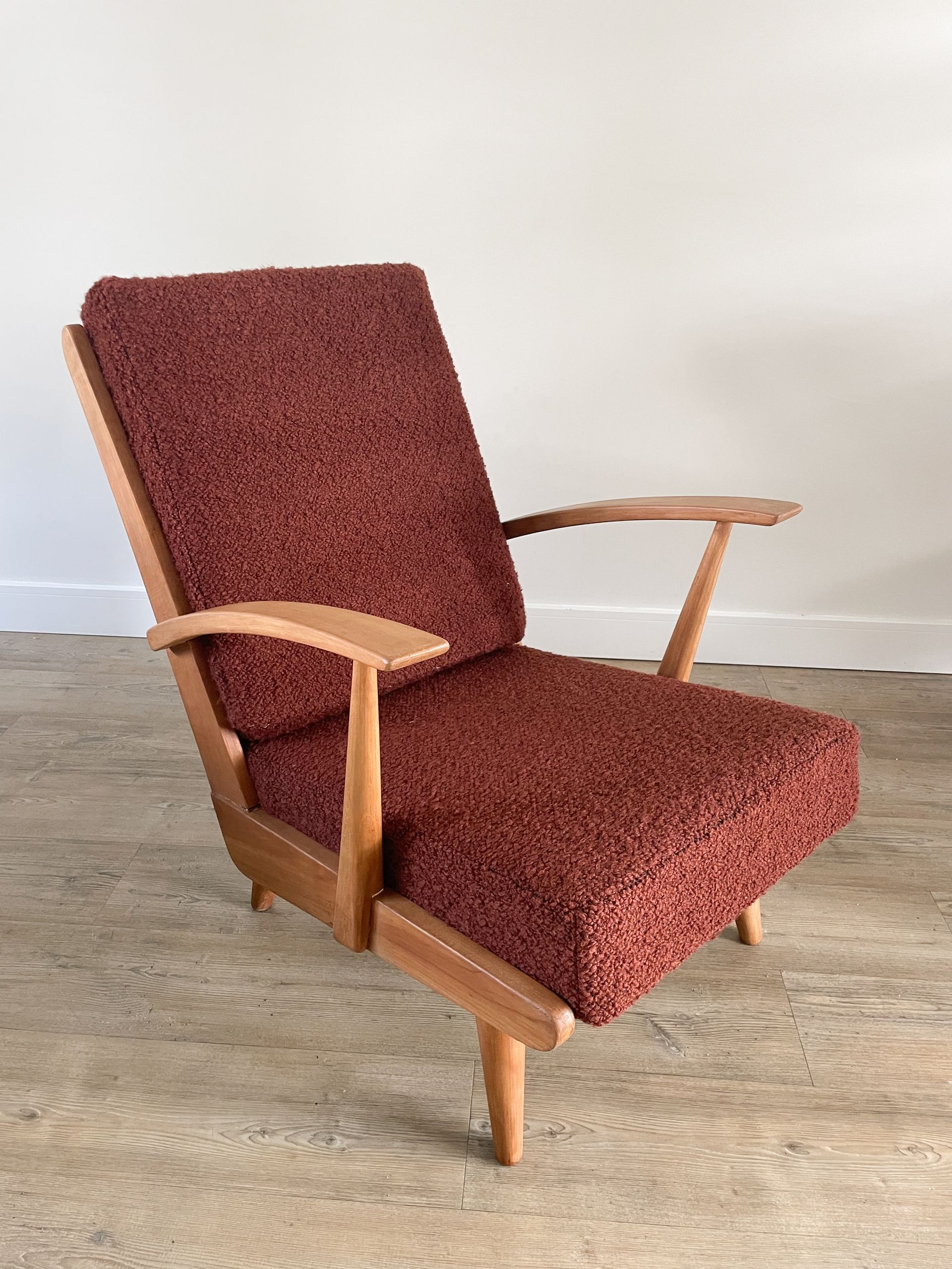 Vintage fauteuil | opnieuw gestoffeerd