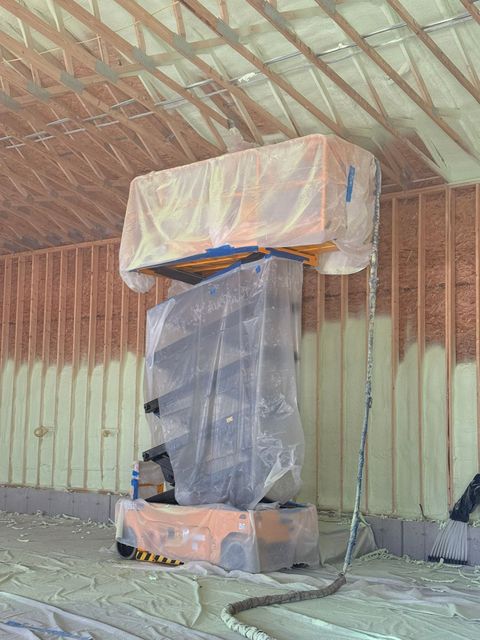 New building spray foam maine