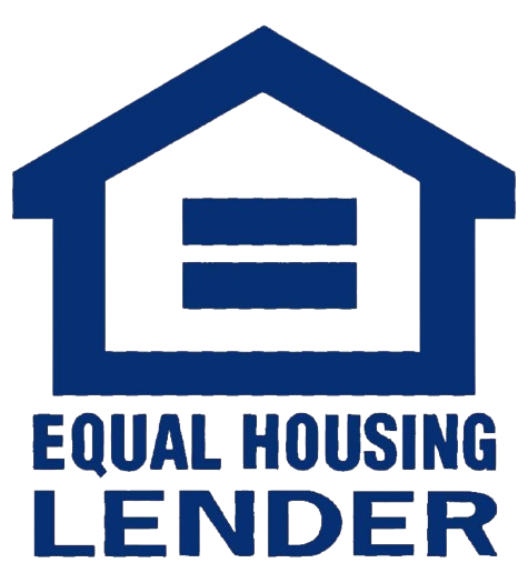 Equal Housing Lender logo with blue house icon and text
