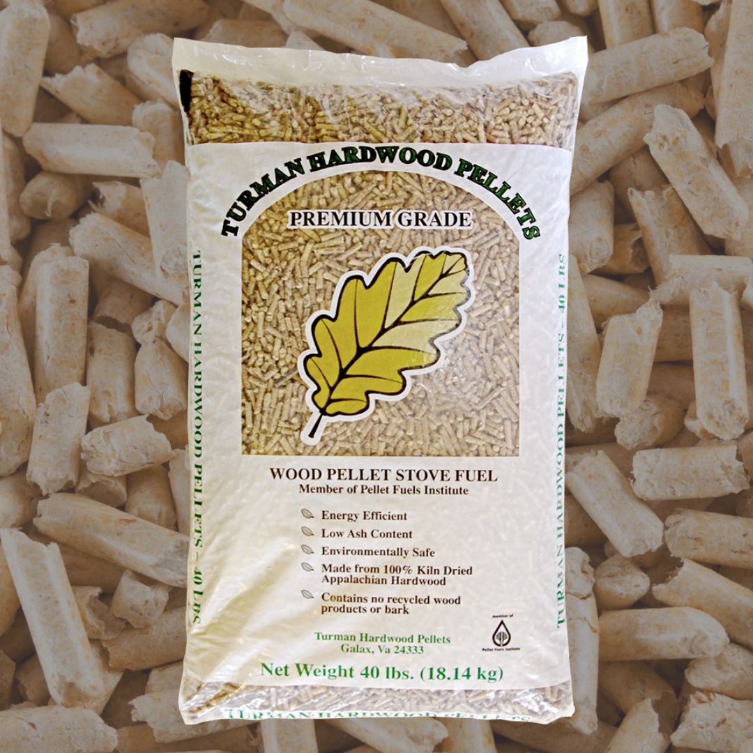 Turman Hardwood Pellets sold by Pellets Now