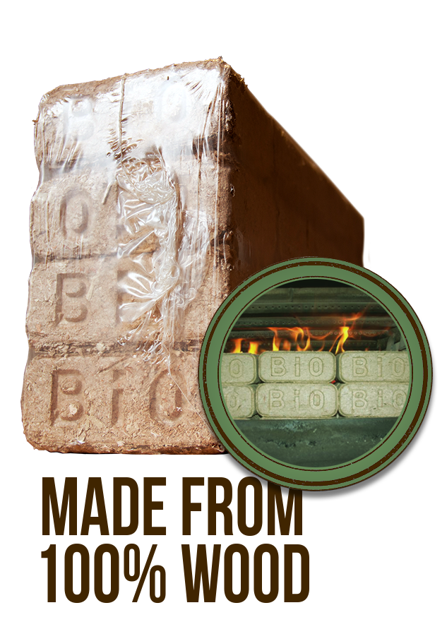 BioBrick is an eco friendly pellet sold by Pellets Now