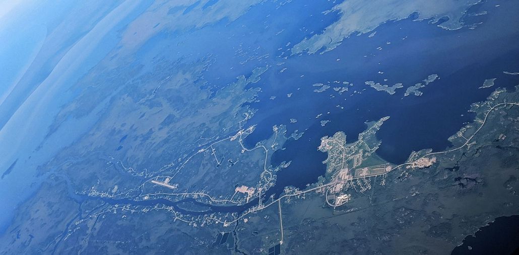 An aerial view of NHCN Nanatawiwekamik Health Centre