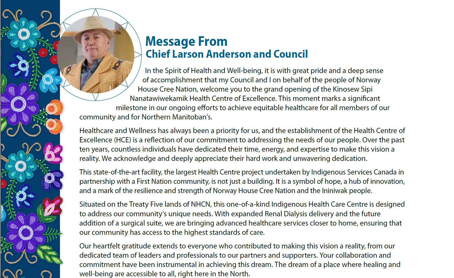 There is a picture of a man in a cowboy hat on the bottom of the page.