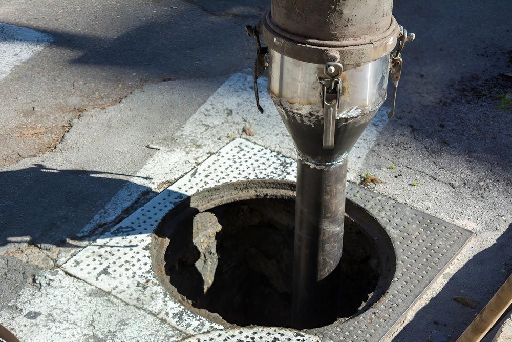Detail Of The Pipe Of A Machine For Cleaning The Manholes — Porta-Vac in Moranbah, QLD