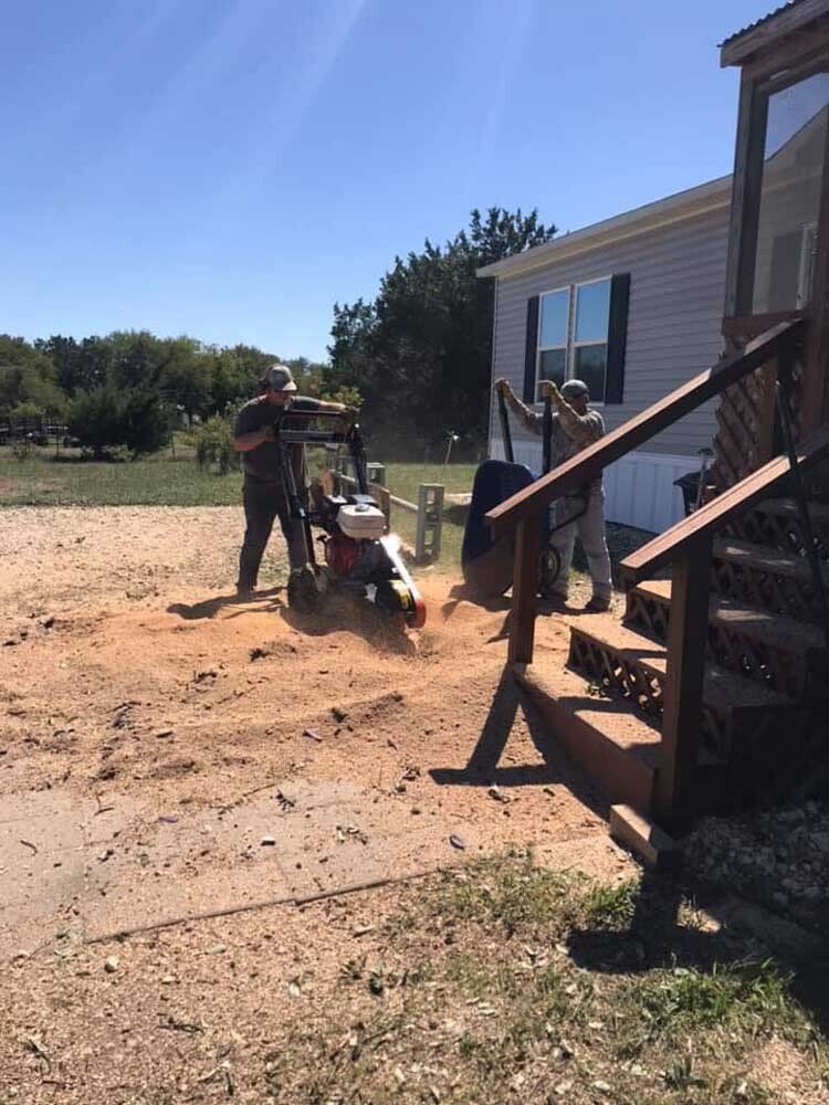 Stump grinding