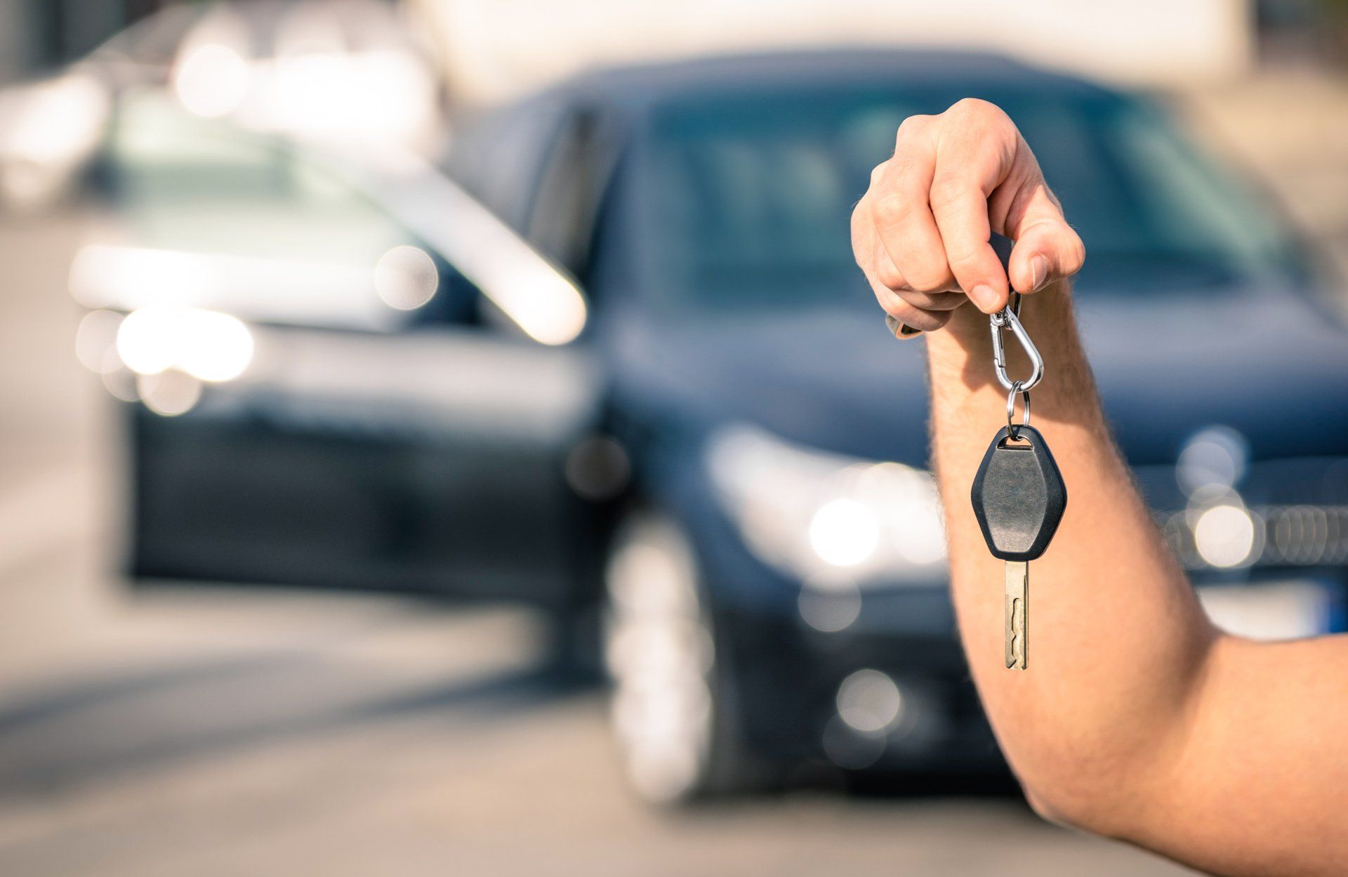 car keys being traded in