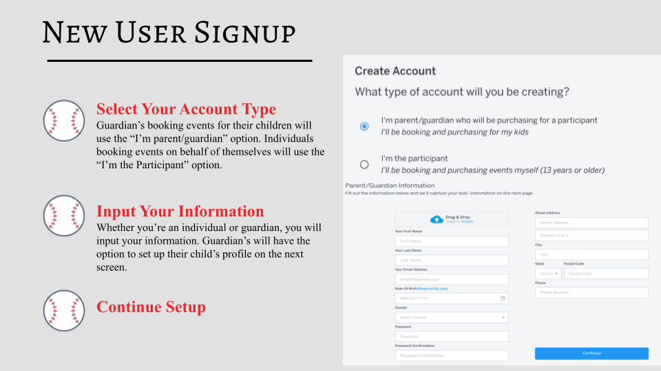 Upper Hand signup step one screenshot