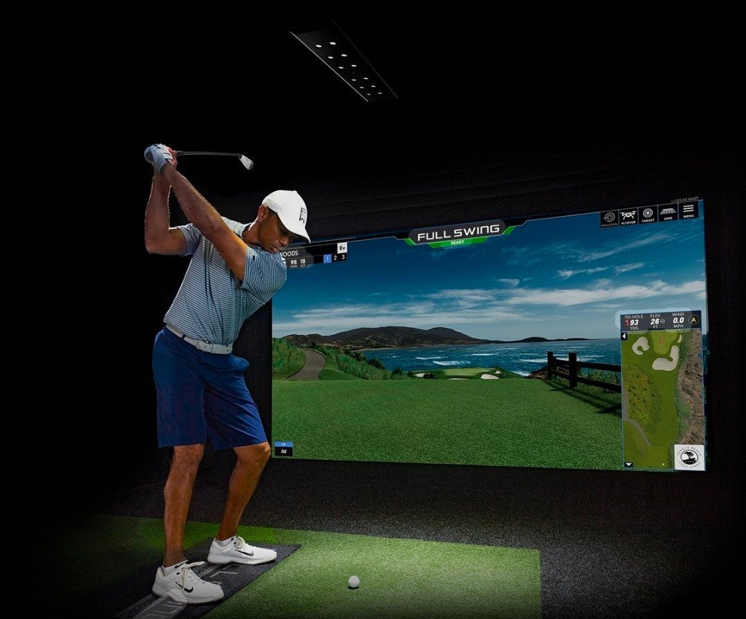 Full Swing Golf simulator at Foundry Athletics