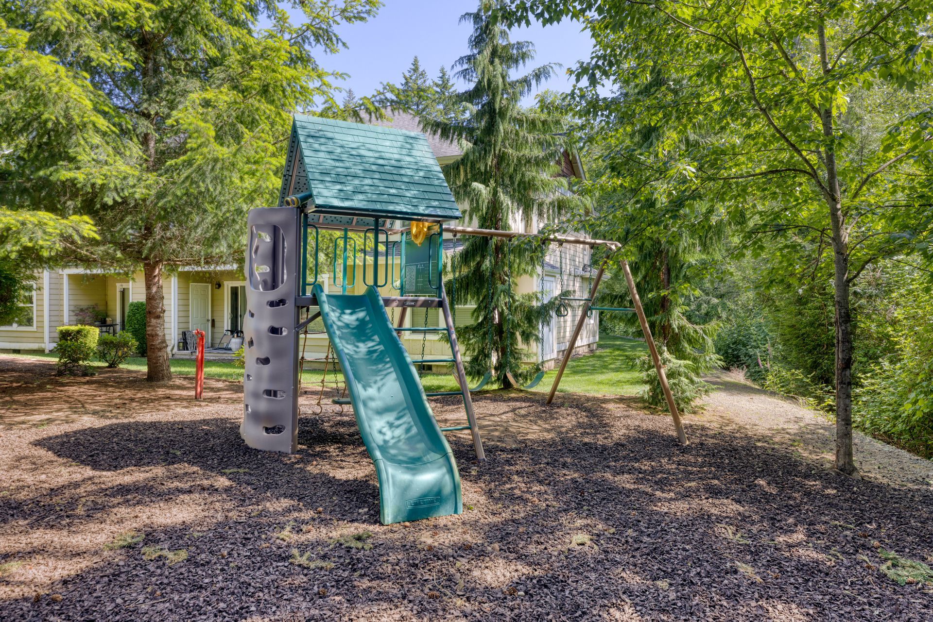 Photo of a slide at the playground