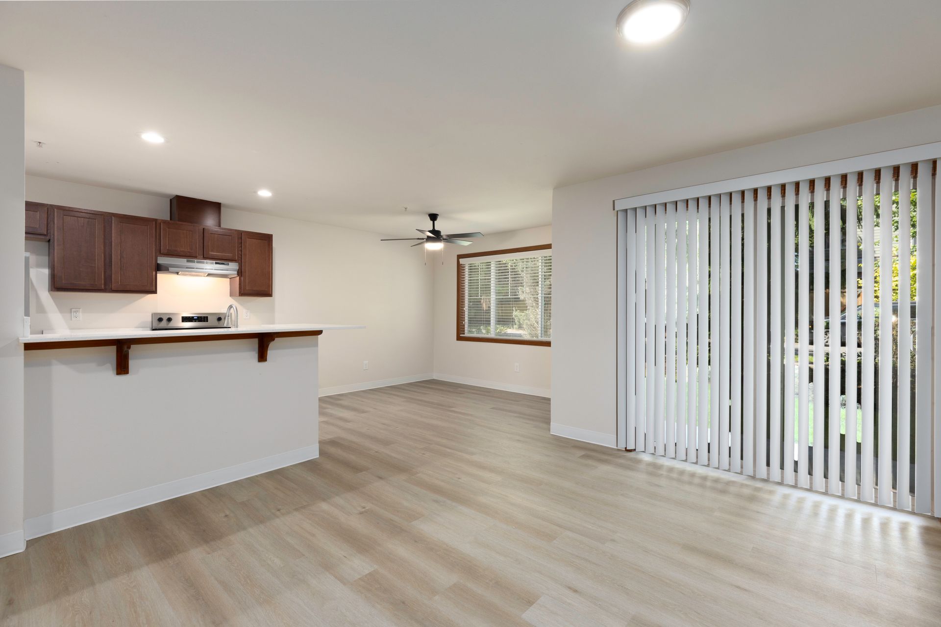 Photo of  the kitchen and dining room