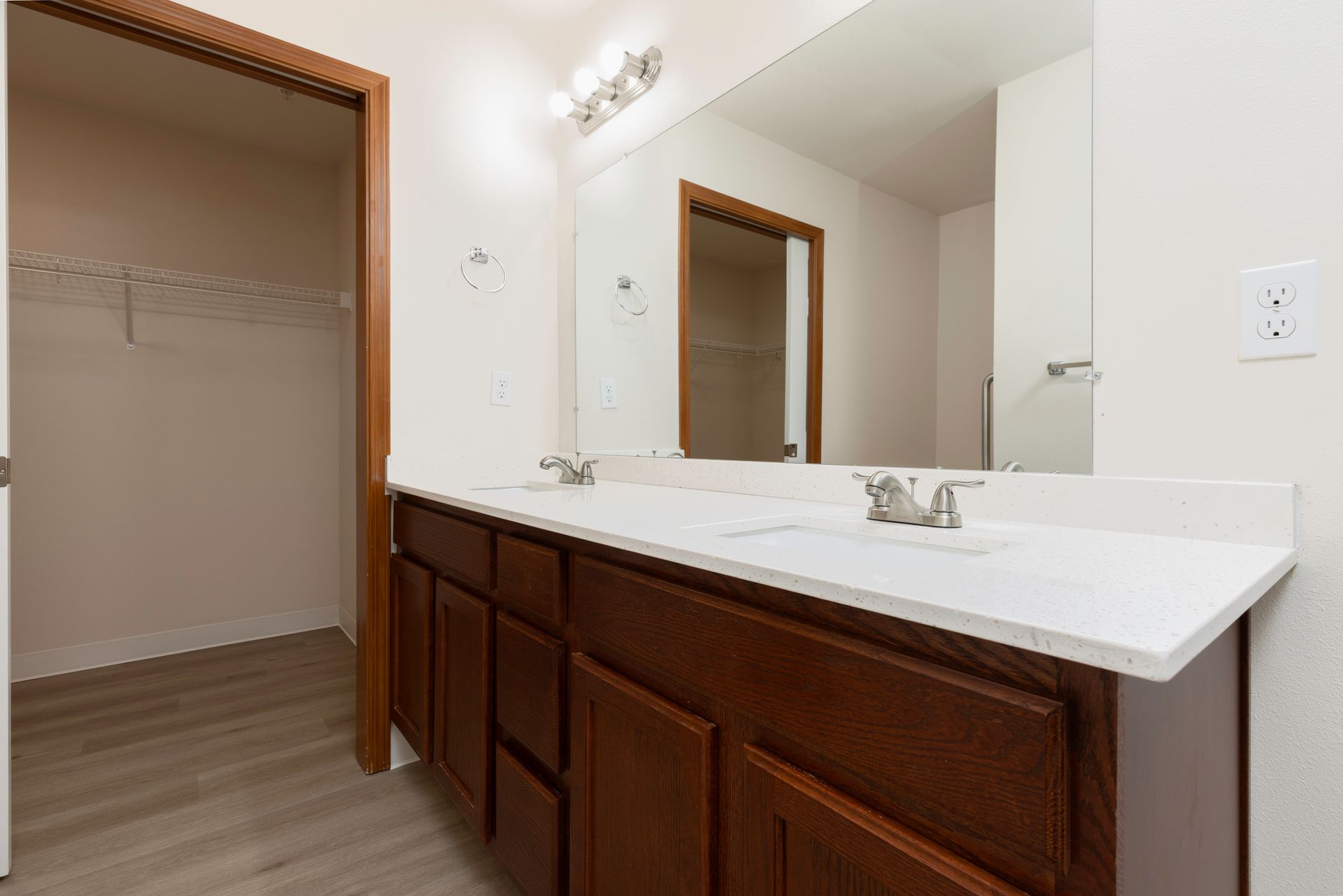 Photo of dual vanity sinks