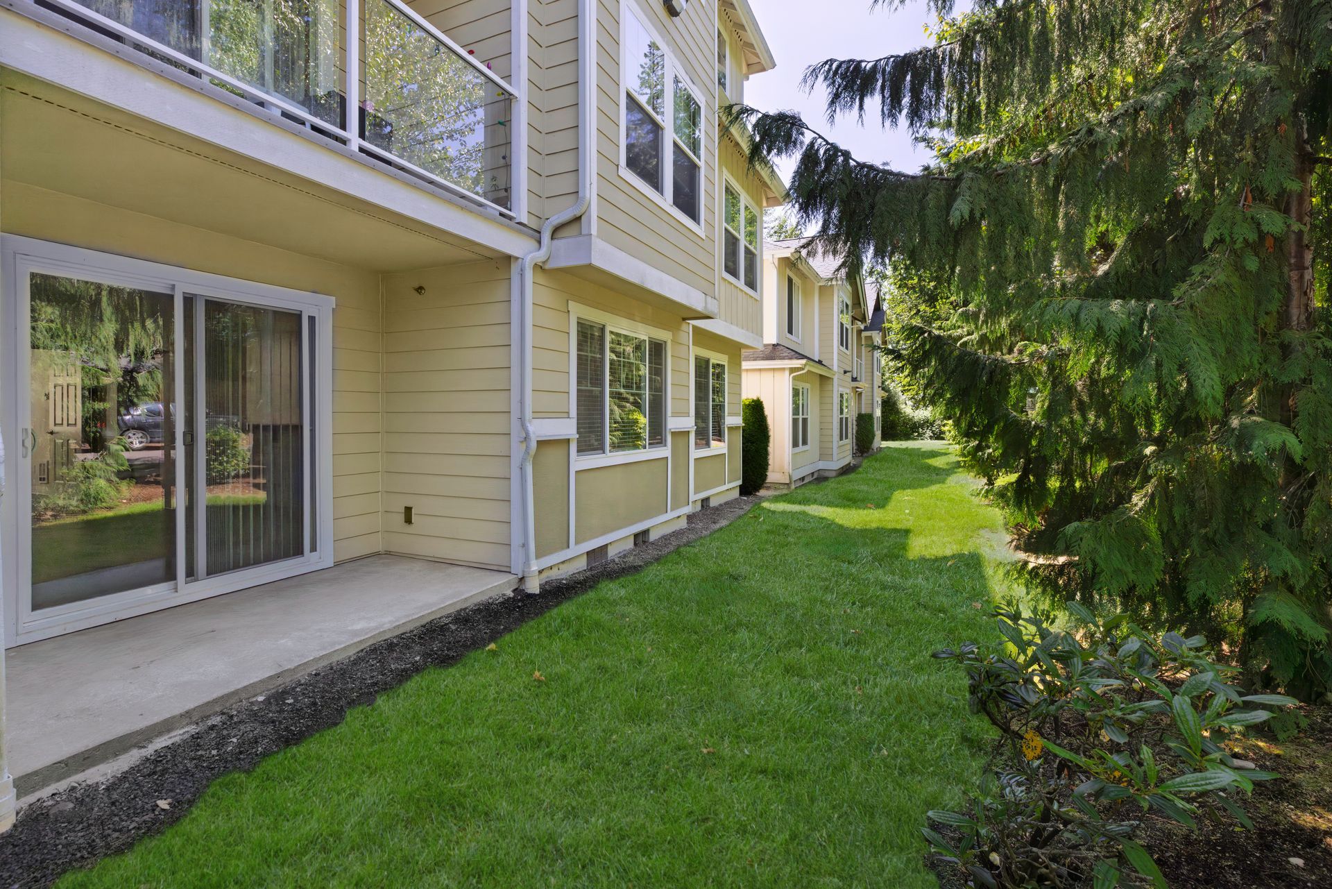 Photo of the backside of units