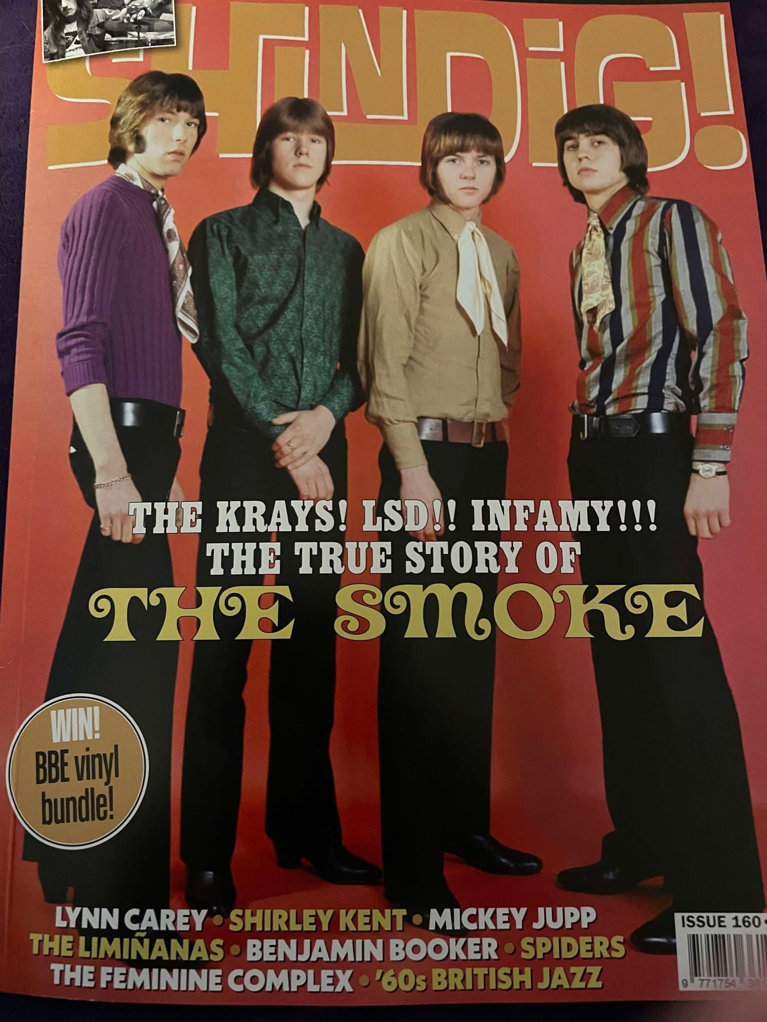 A magazine cover with the smoke on it