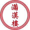Red circular seal with a Greek key border and three vertical red Chinese characters on white background