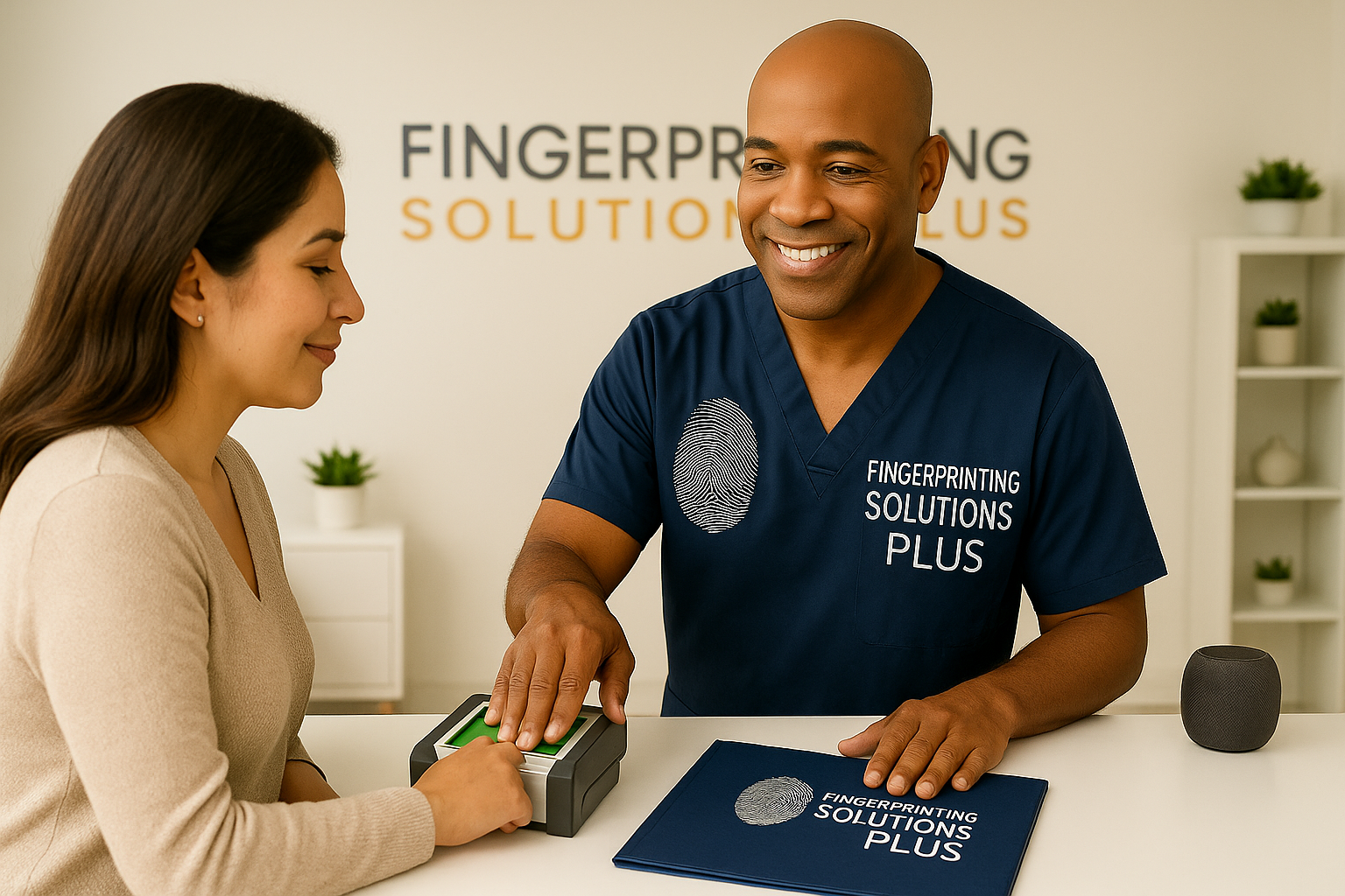 A doctor is giving a patient a watch.