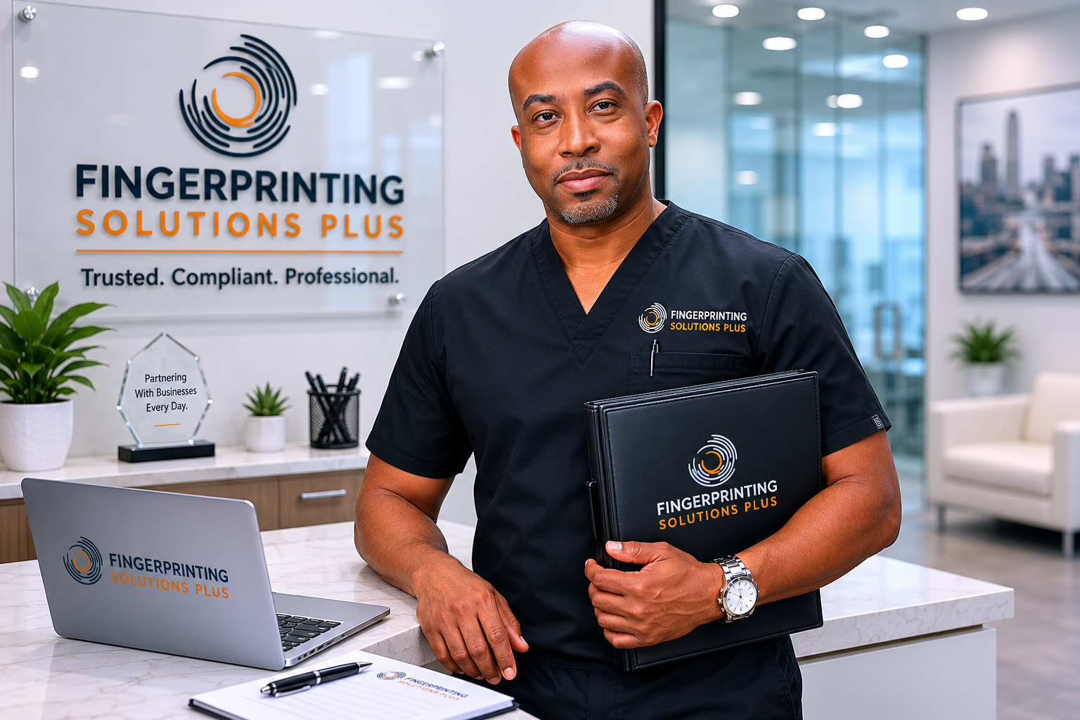 Professional enterprise fingerprinting partner supporting corporate onboarding and compliance programs