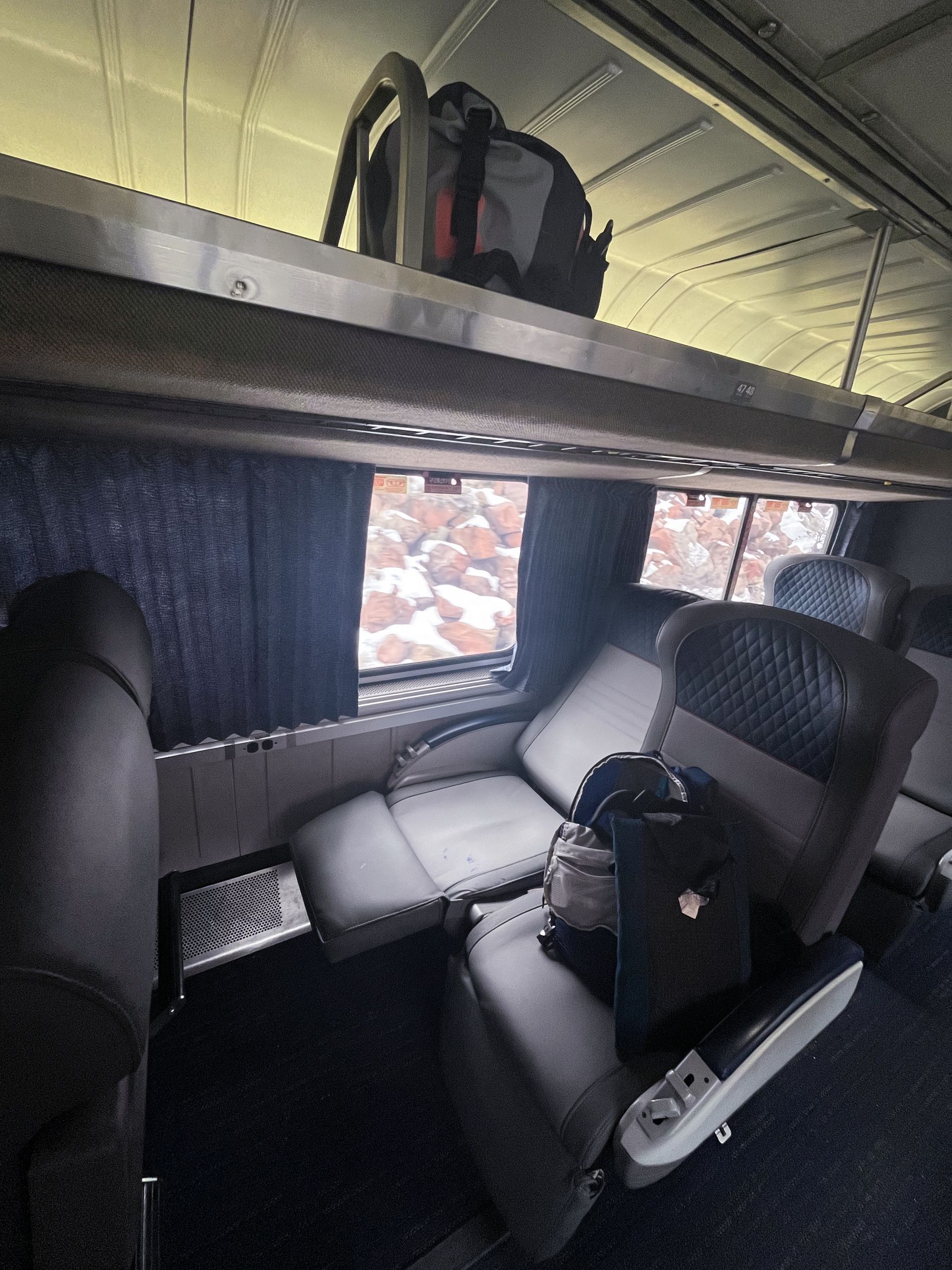 Amtrack Coach Chair