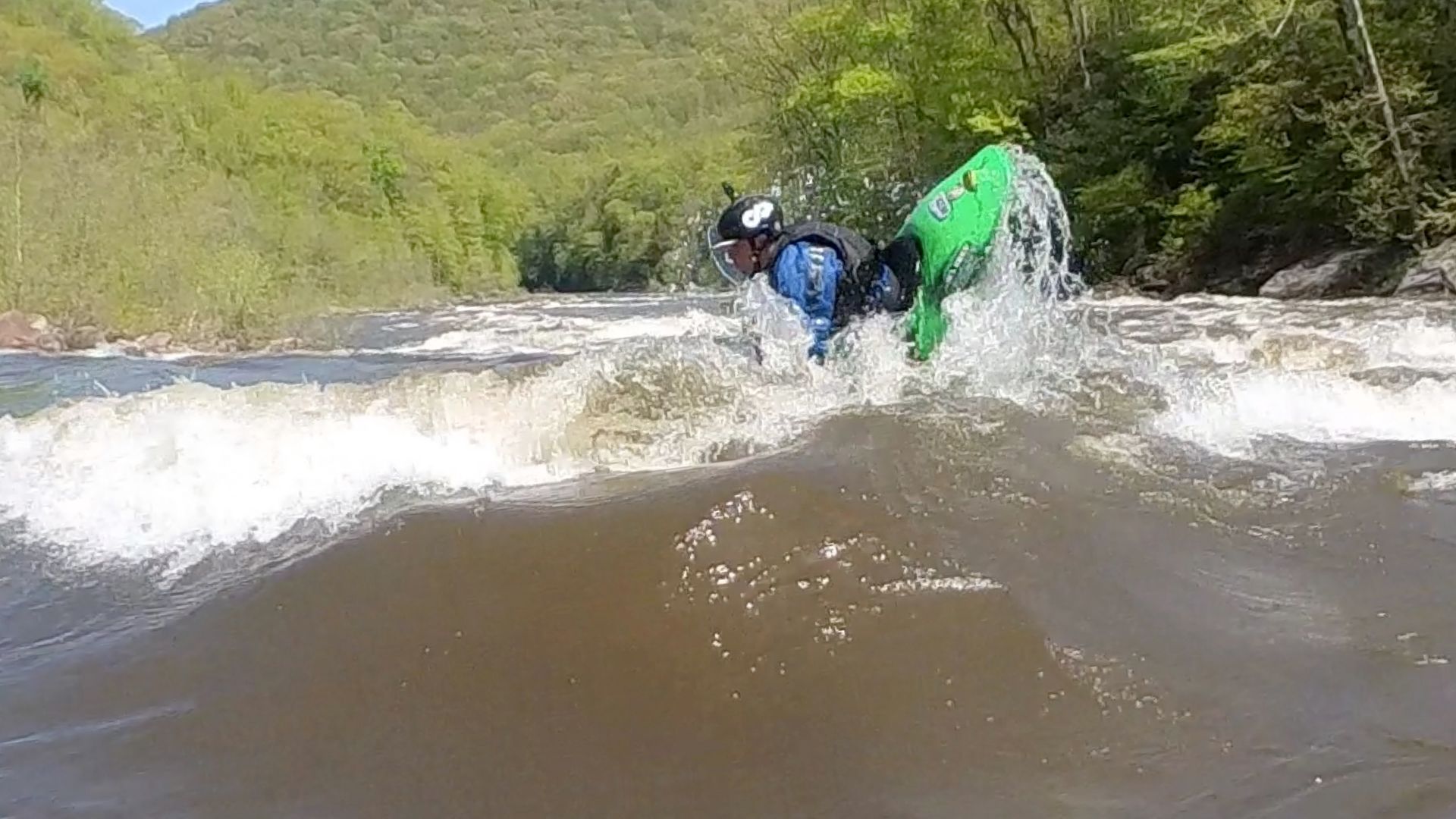 Jared Sieler free wheeling on upper cheat cayon