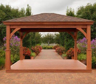 Sample wood shed – Branchburg, NJ - Eagle Fence Supply Inc