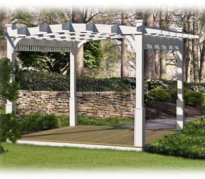 New outdoor patio – Branchburg, NJ - Eagle Fence Supply Inc