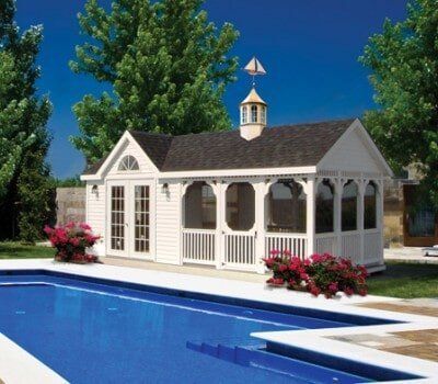 House with pool – Branchburg, NJ - Eagle Fence Supply Inc