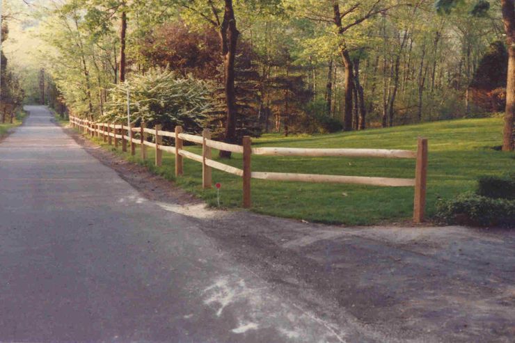 Side road fence – Branchburg, NJ - Eagle Fence Supply Inc