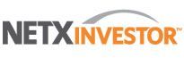 NETXINVESTOR logo in gray and orange text with a curved line above