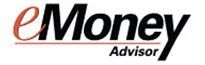 EMoney Advisor logo with red and black text on a white background