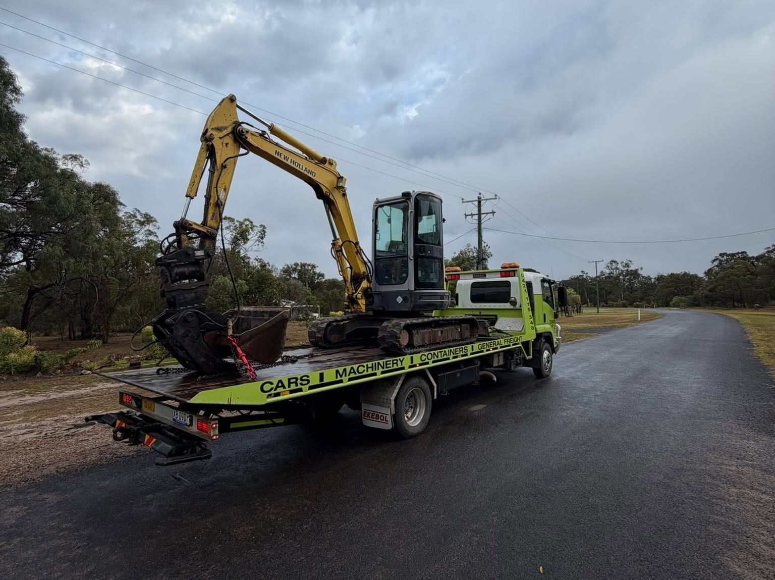 Machinery transport