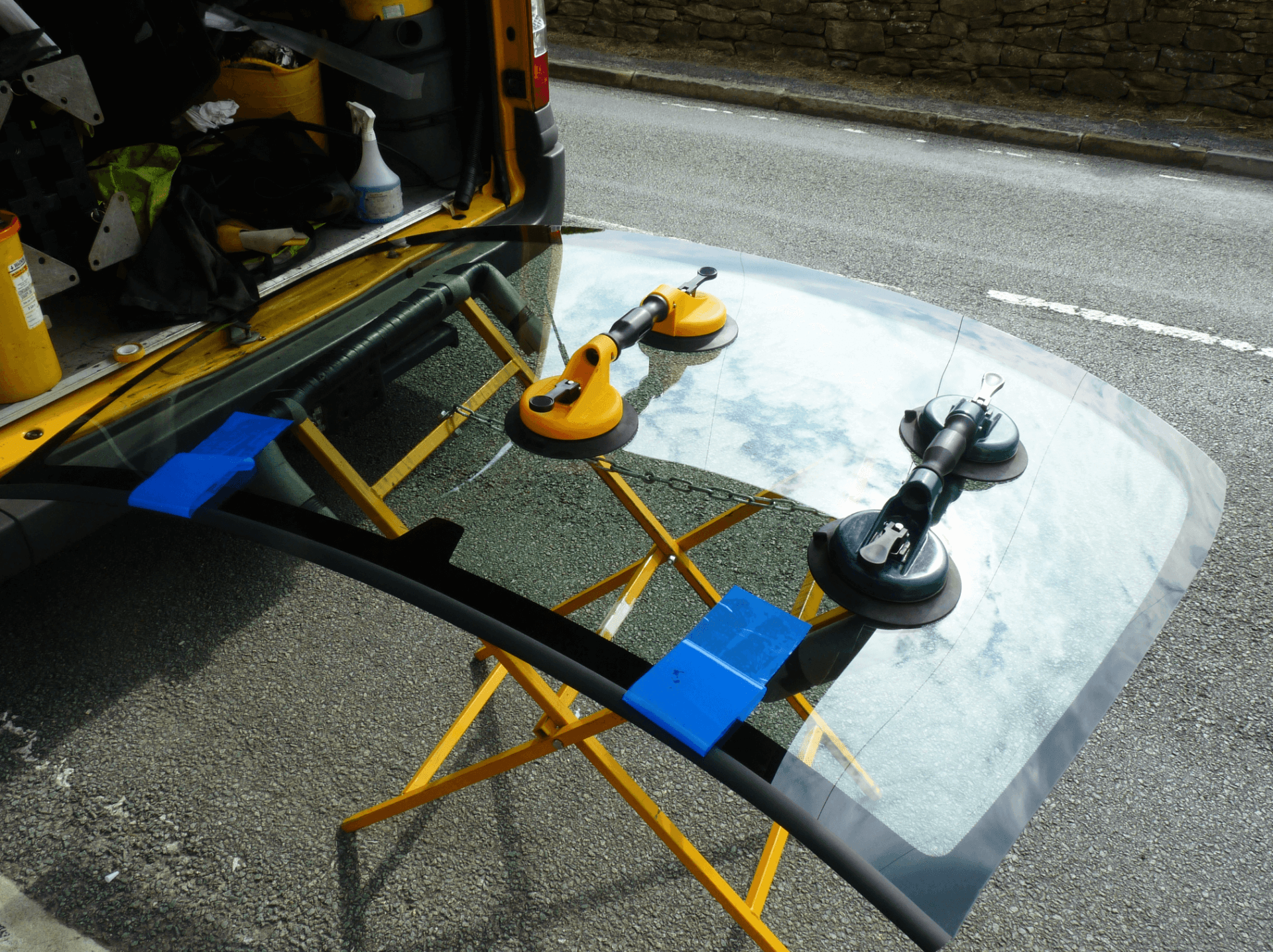 New windshield to replace the crack front glass