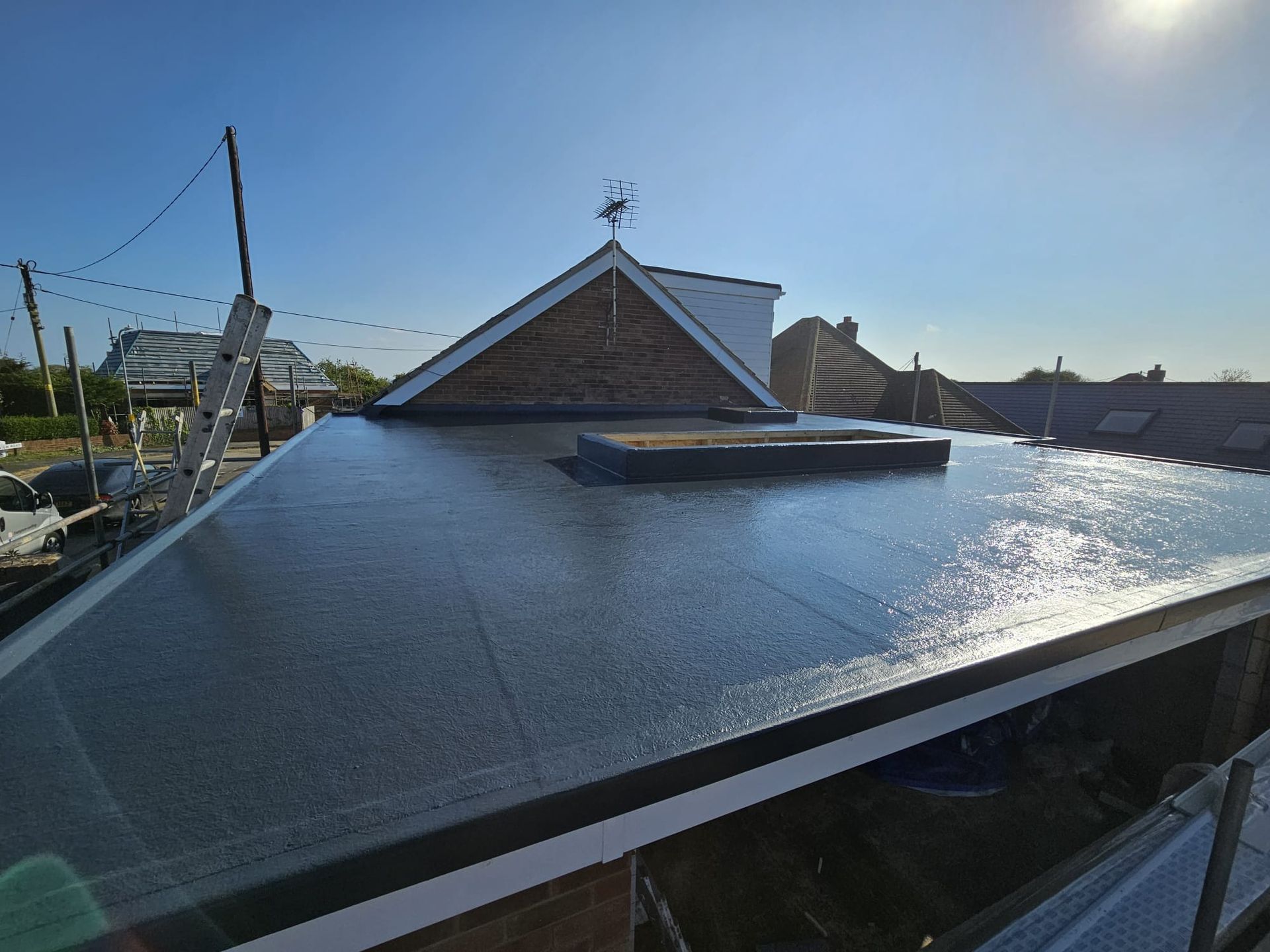 Flat roofing