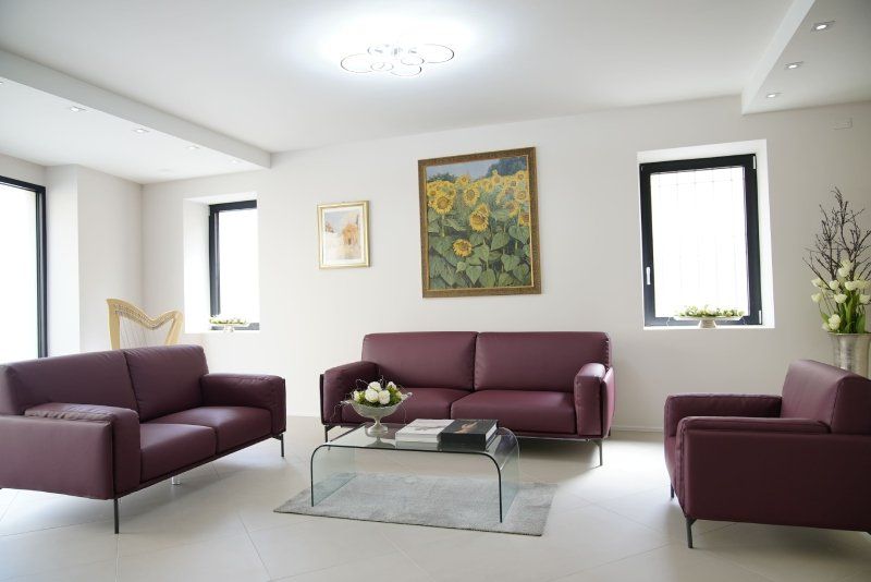 Sala con divani