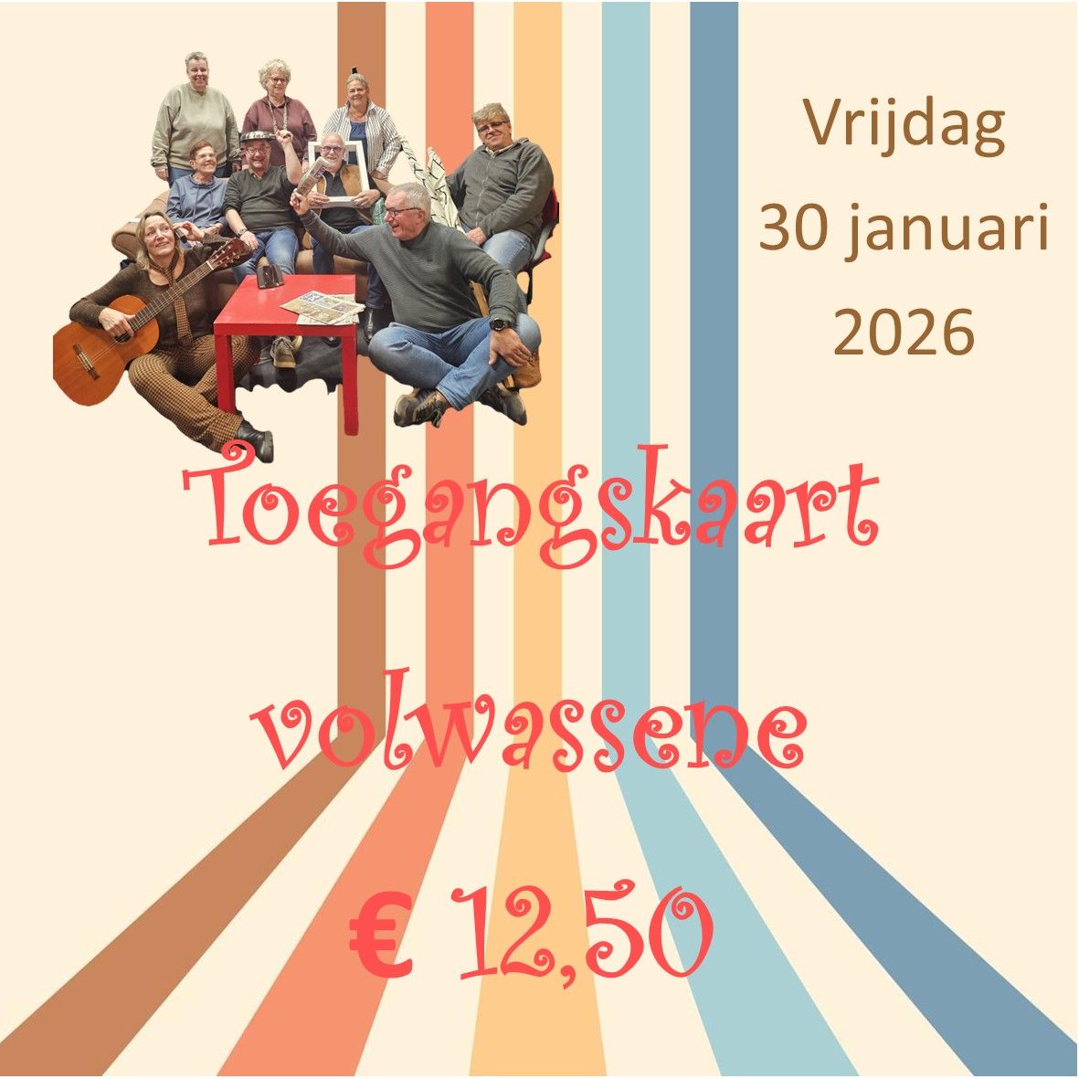 Toegangskaart De Reilanders  volwassene vrijdag 30 januari 2026
