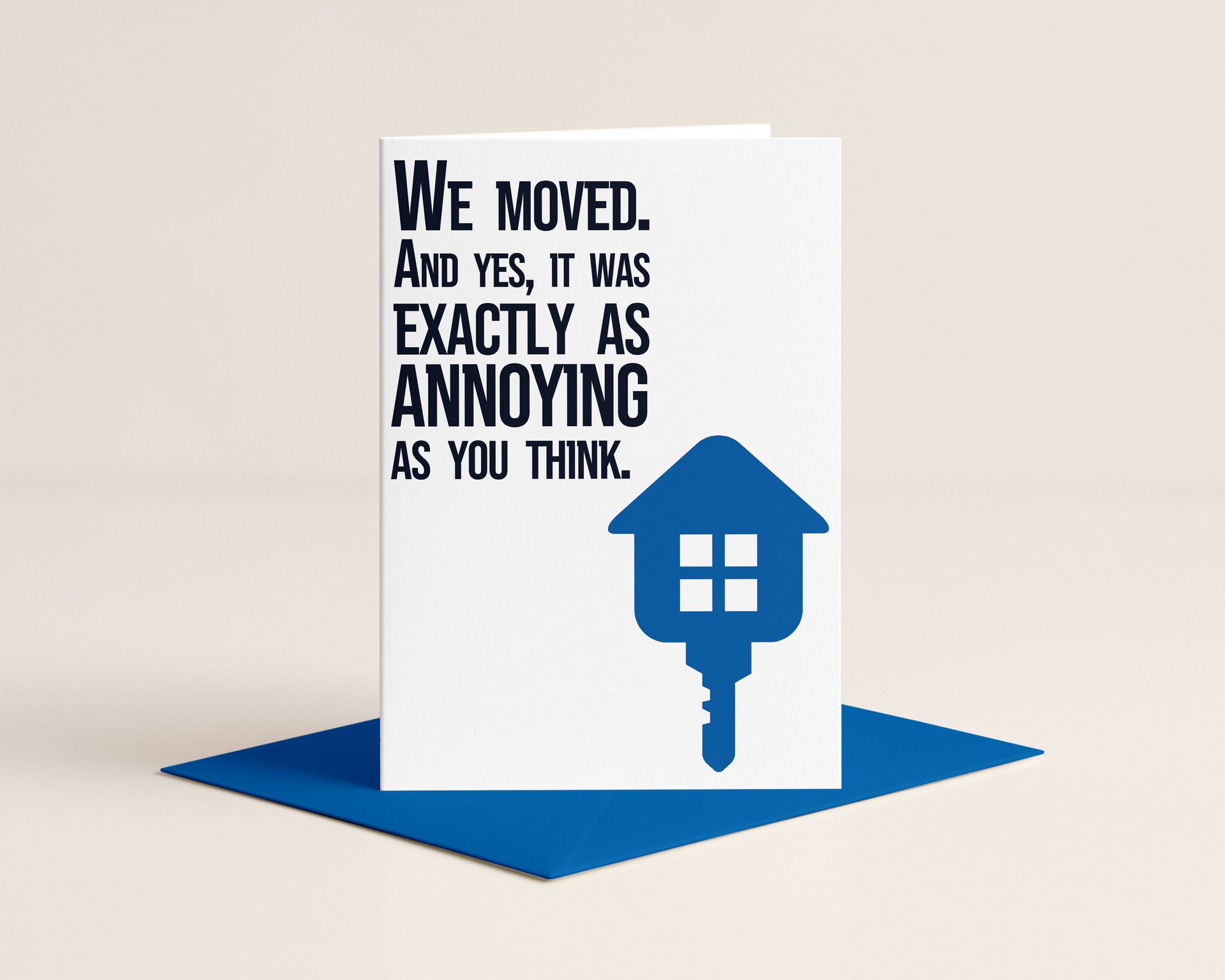 Card with text