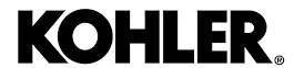 KOHLER logo in bold black uppercase letters on a white background