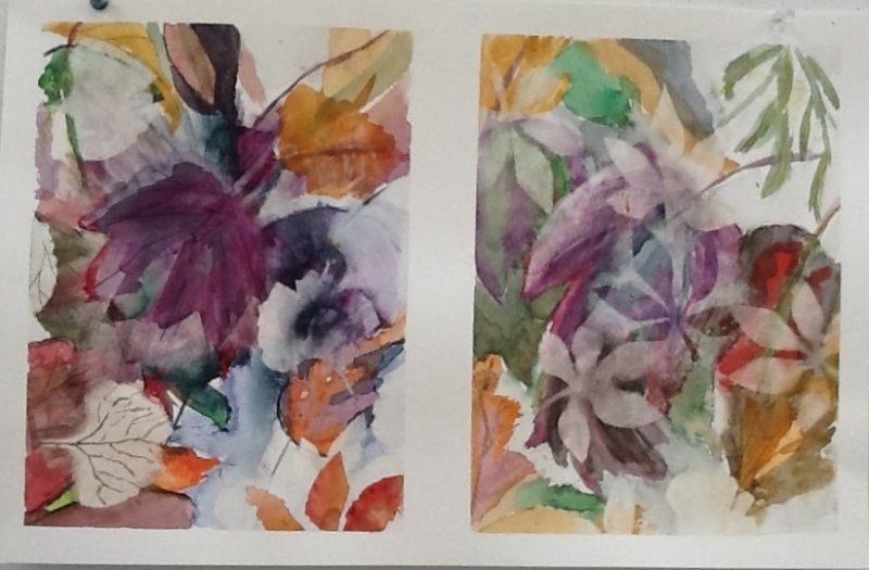 Herfstbladeren 50x32 cm