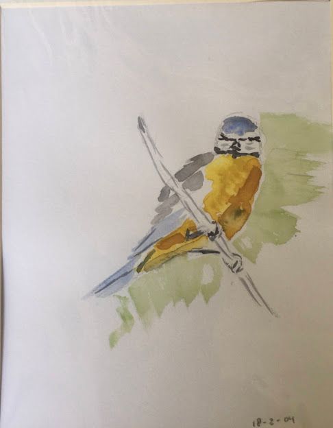 Koolmeesje 28x41 cm
