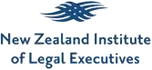 The logo for the new zealand institute of legal executives
