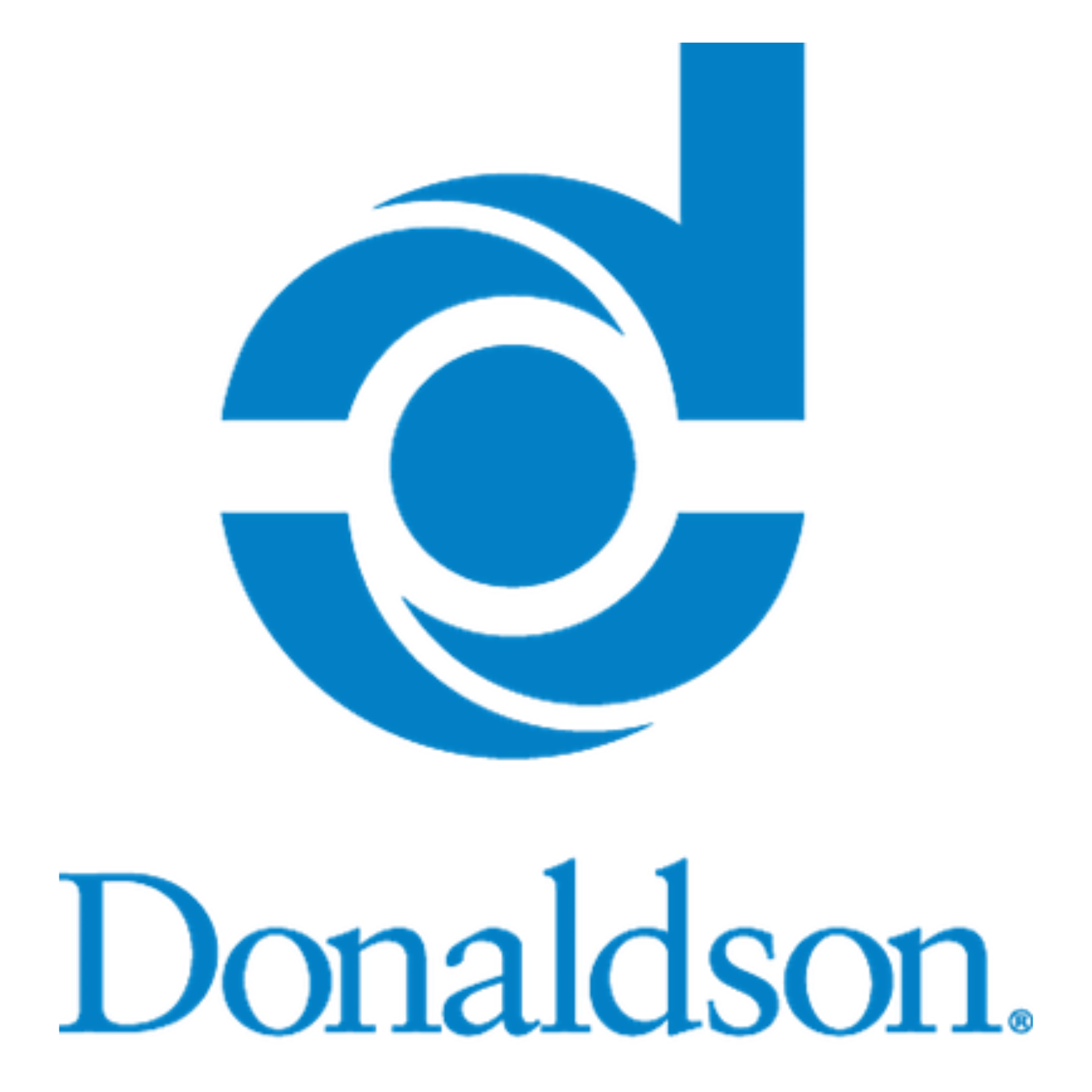 Blue Donaldson logo: stylized