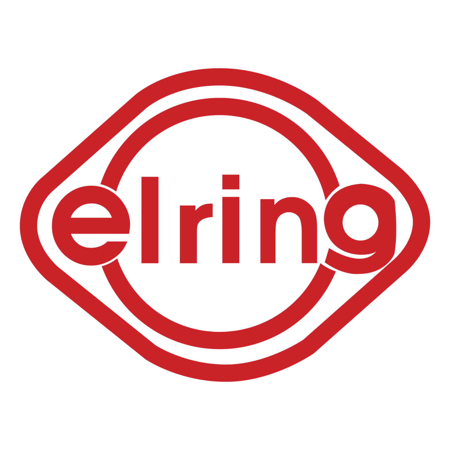 Elring logo: Red text