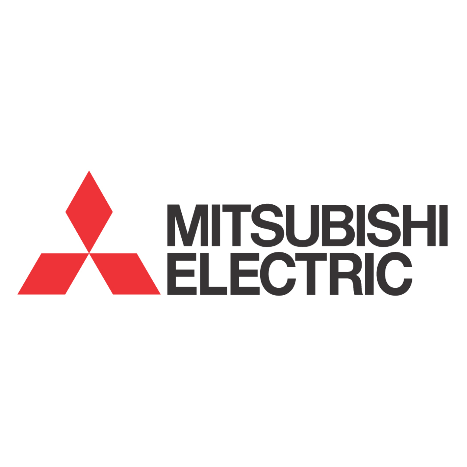 Mitsubishi Electric logo: Red three-diamond symbol with