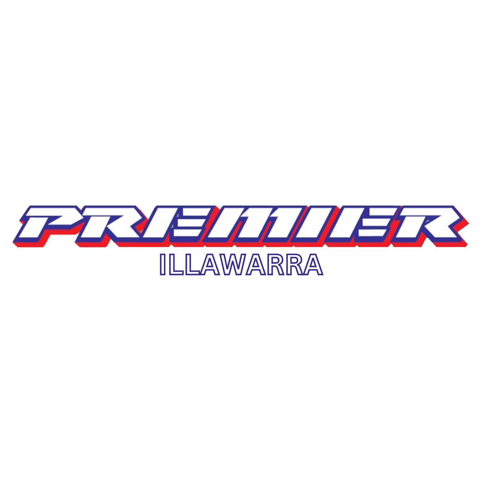 Premier Illawarra logo: White text