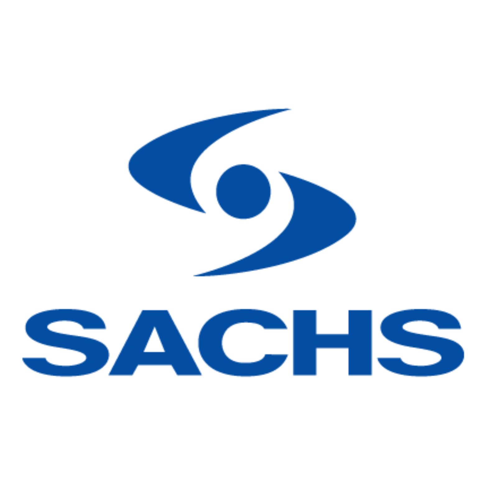 SACHS logo: Blue stylized