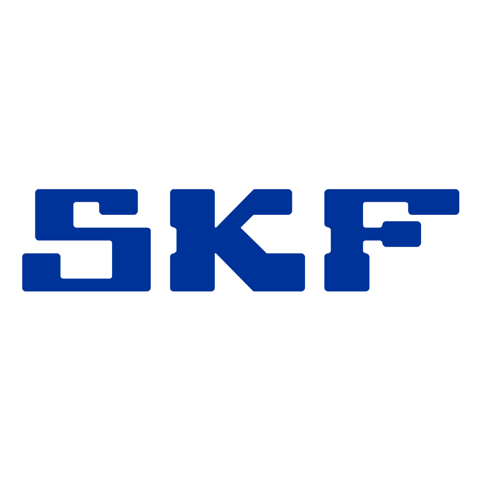 Blue SKF logo on a white background.
