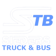 Logo for Sieders Truck & Bus: White stylized