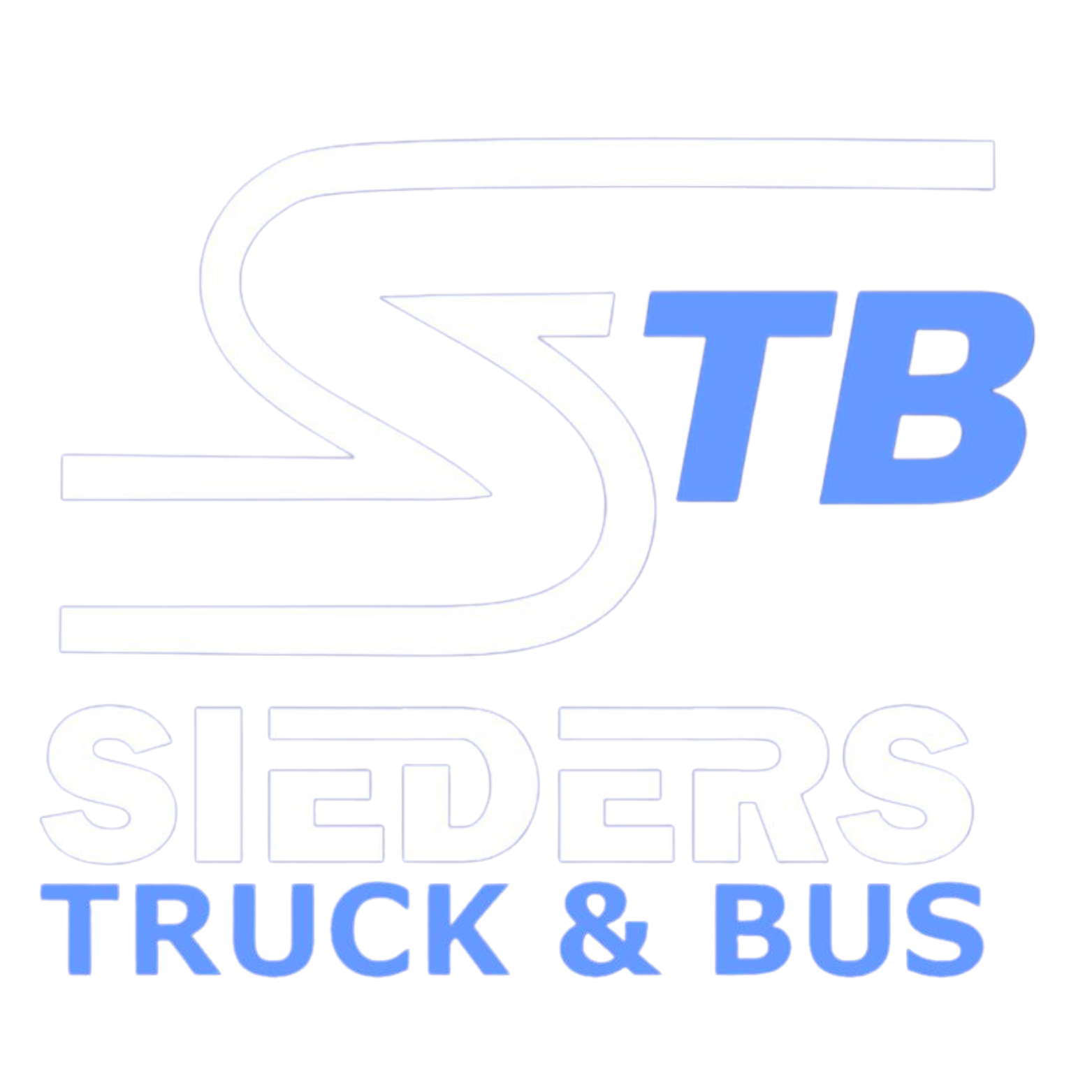 Logo for Sieders Truck & Bus: White stylized 