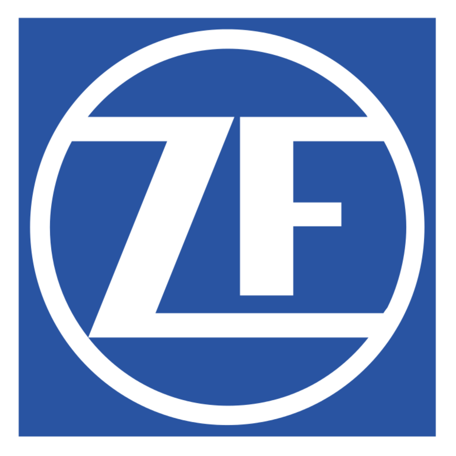 ZF logo: white letters 