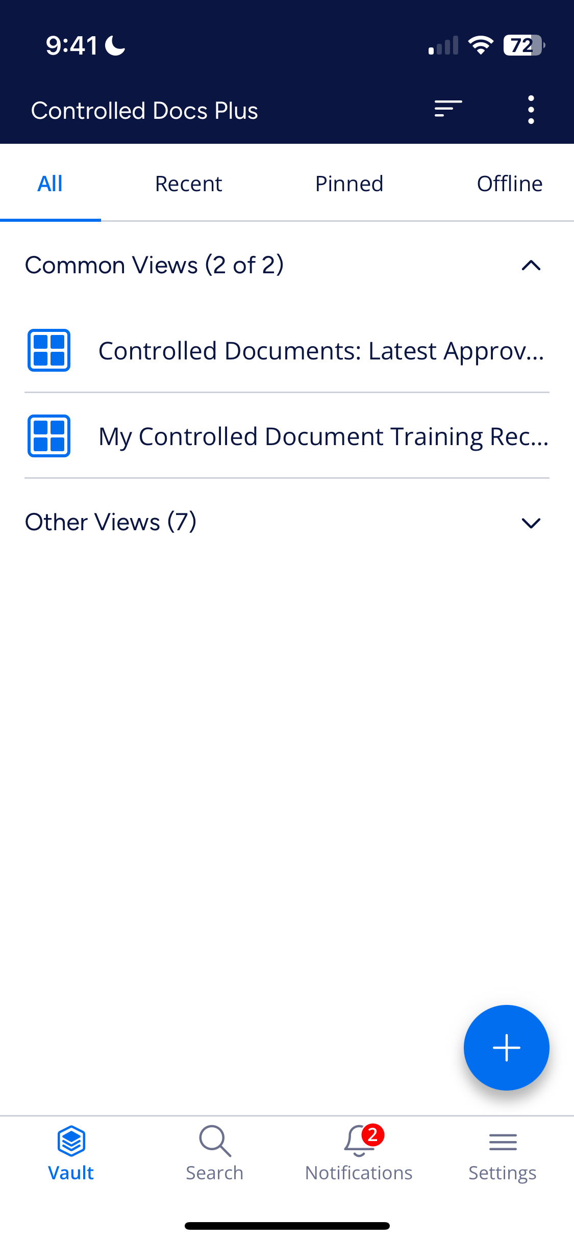 Accessing SOPs and controlled documents using the M-Files Controlled Docs Plus mobile app. Ideal replacement for SharePoint Server.