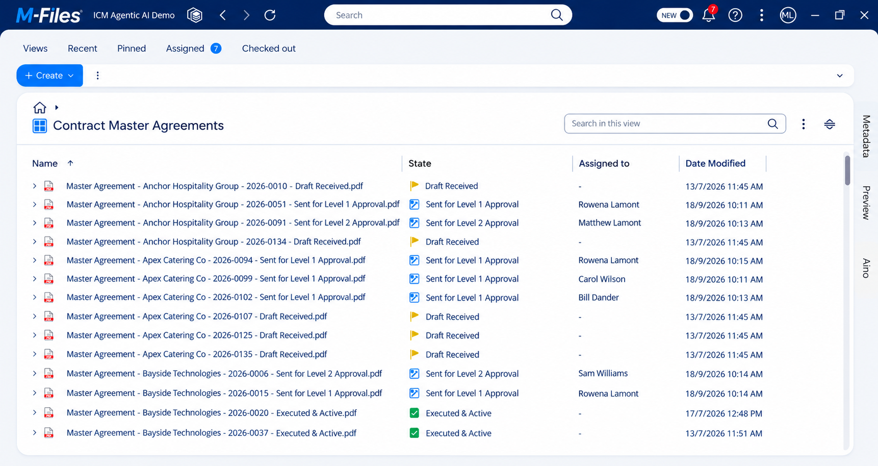 Faster information retrieval with AI
M-Files
mfiles
Version control